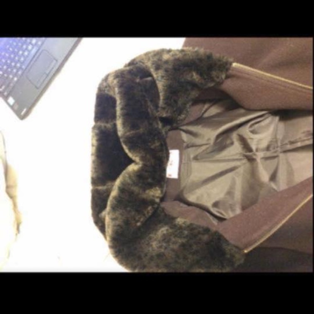 Russian faux fur coat